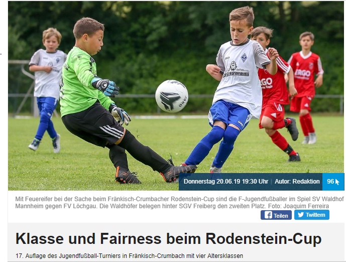 Klasse und Fairness beim Rodenstein-Cup