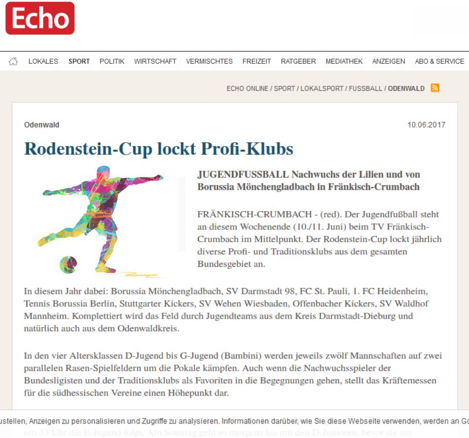 Rodenstein-Cup lockt Profi-Klubs